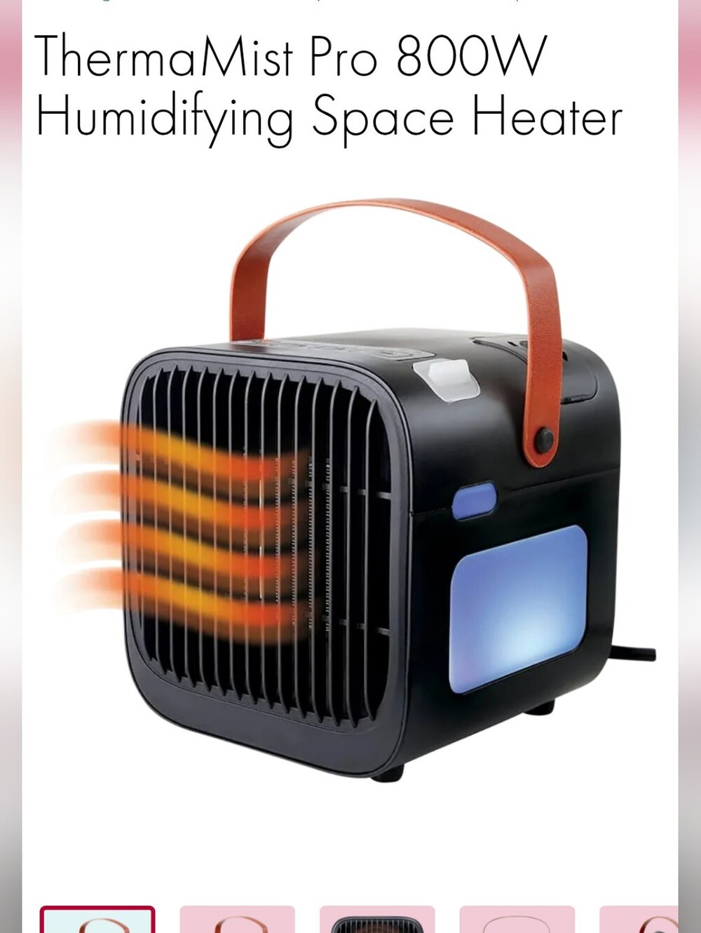 *Like New* ThermaMist Pro 800 Watt Humidifying Space Heater